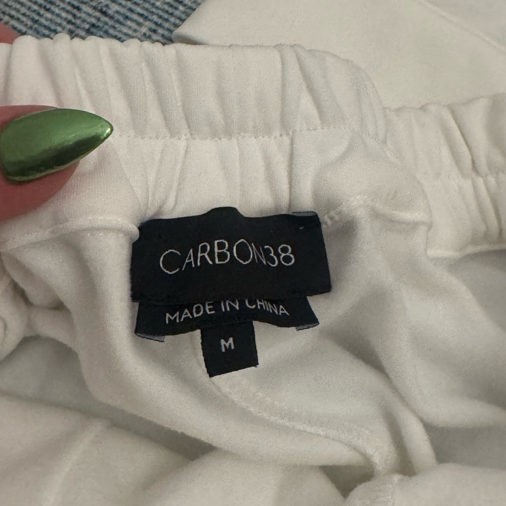Carbon38 Rhinestone Zip Pullover and Rhinestone Fleece Flare Pant Set - Picture 9 of 13